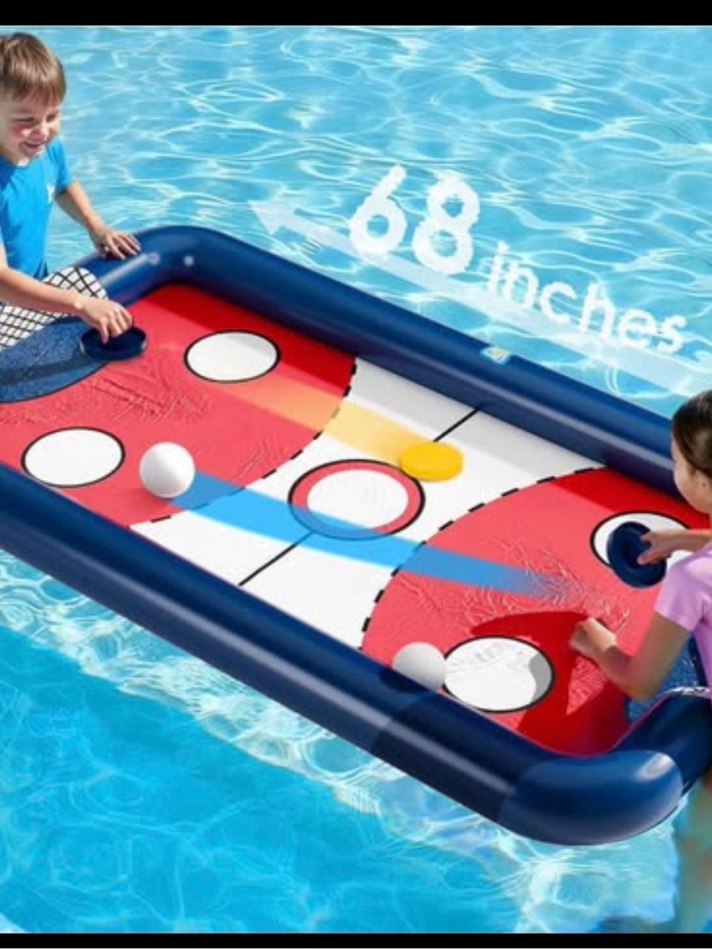 Inflatable pool hockey